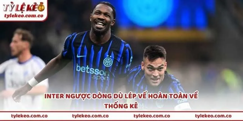 Inter ngược dòng dù lép vế hoàn toàn về thống kê